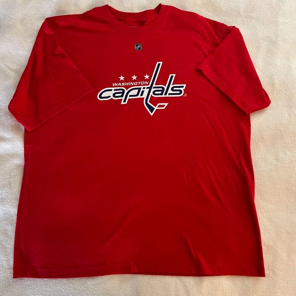 Reebok Men's NHL SHort Sleeved Shirt Washington Capitals Green 52, Size 2XL